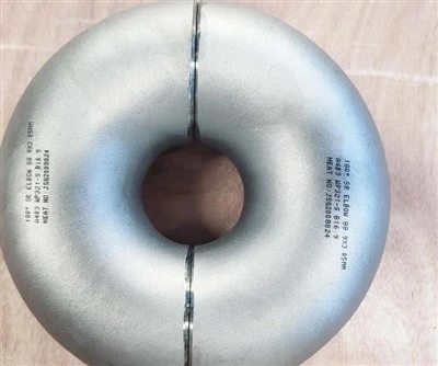 ASTM A403 WP321-S 180 ডিগ্রি ছোট ব্যাসার্ধ কনুই
